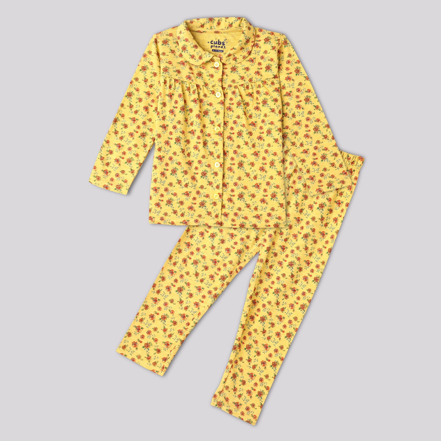 Sunshine Petals Pajama Set