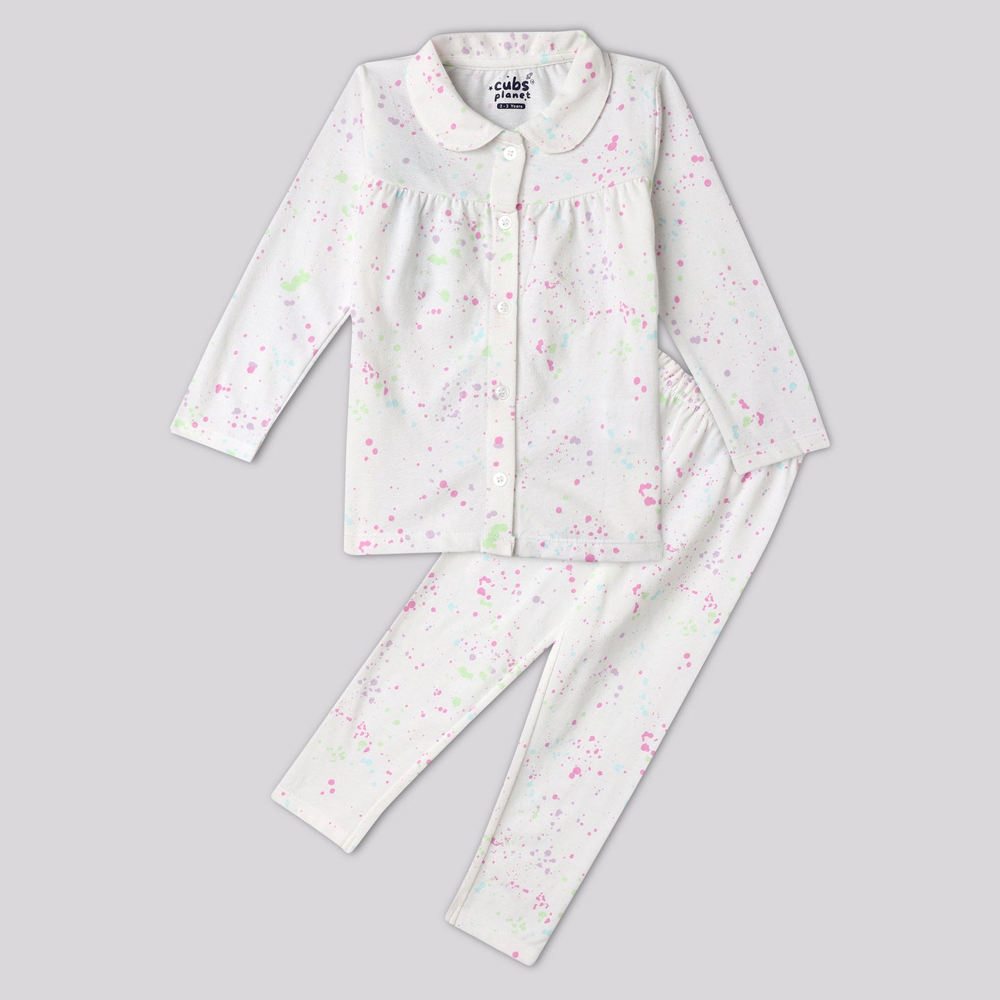 Cotton Candy Splash Pajama Set