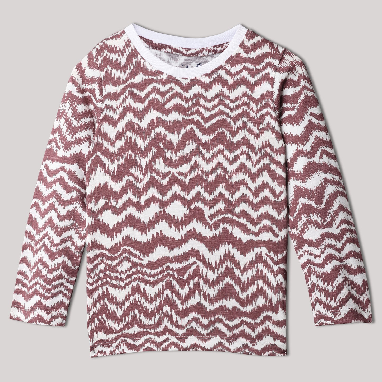 Choco Zigzag Pajama Set