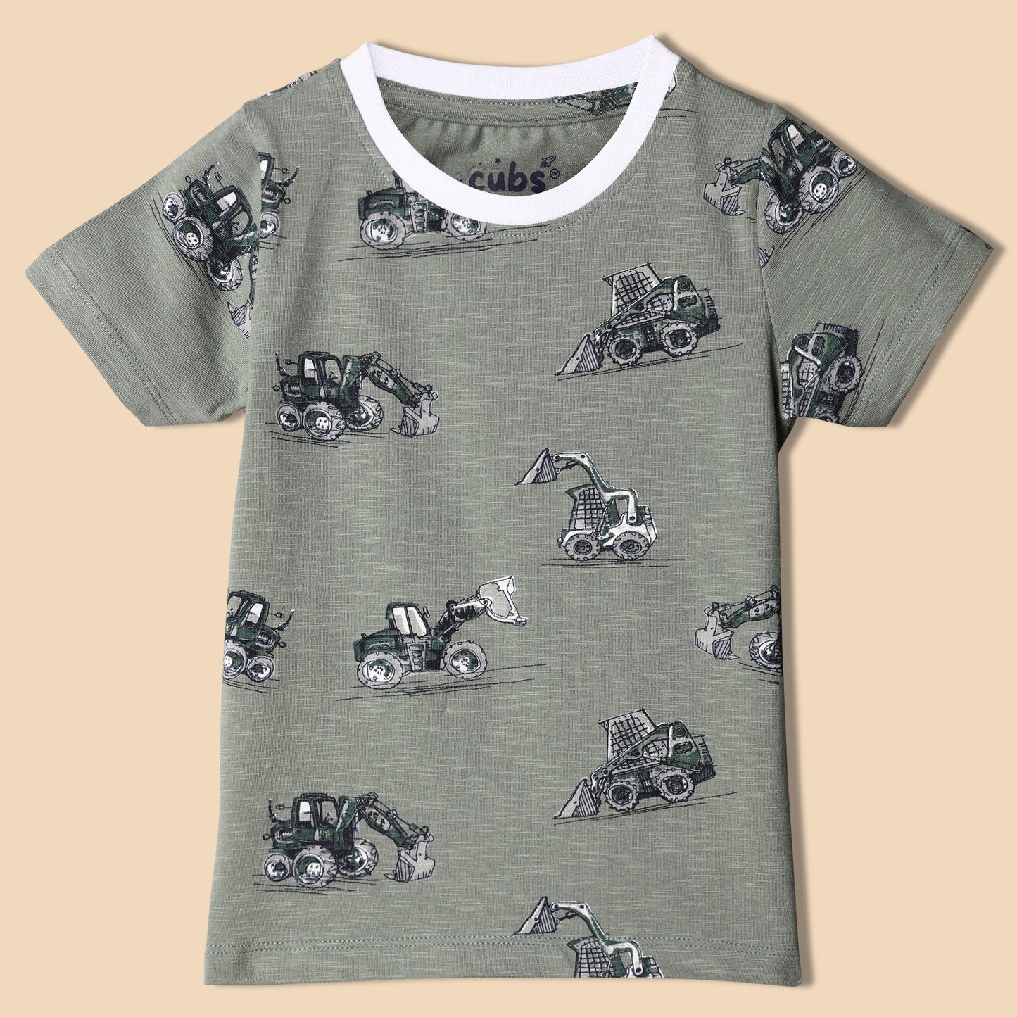 Mighty Machine Pajama Set Half Sleeve