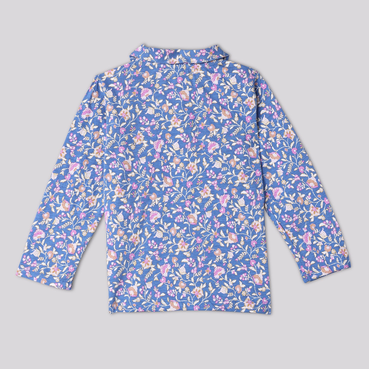 Blue Blossom Pajama Set