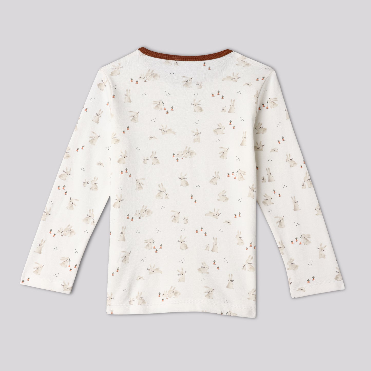 Rust & Rabbits Pajama Set