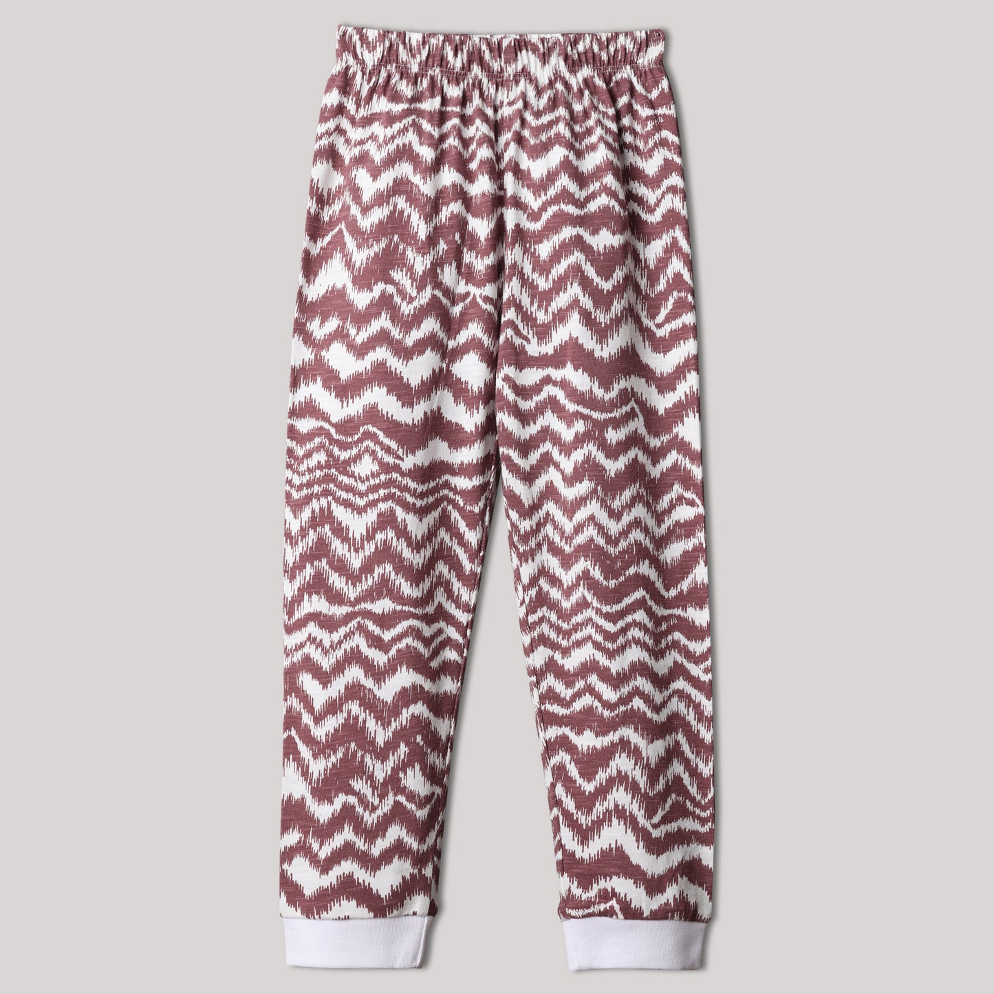 Choco Zigzag Pajama Set