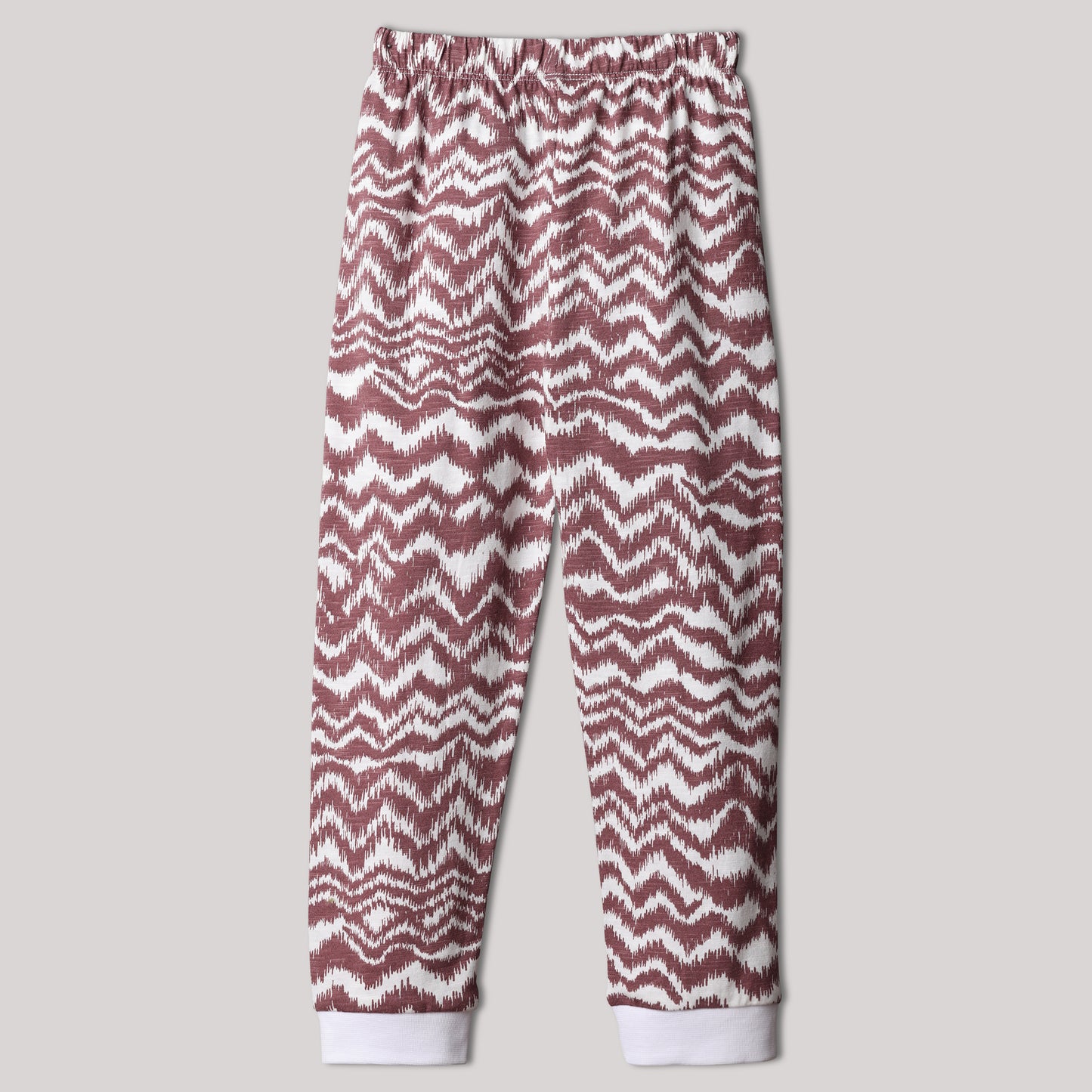 Choco Zigzag Pajama Set
