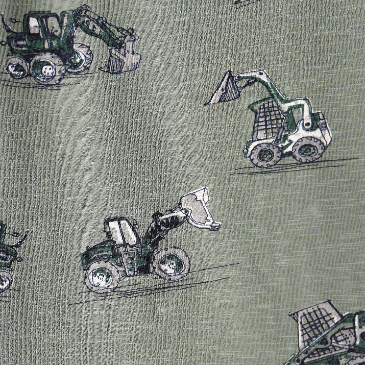Mighty Machine Pajama Set Half Sleeve
