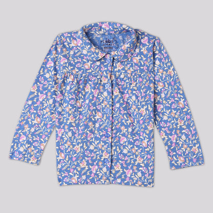 Blue Blossom Pajama Set