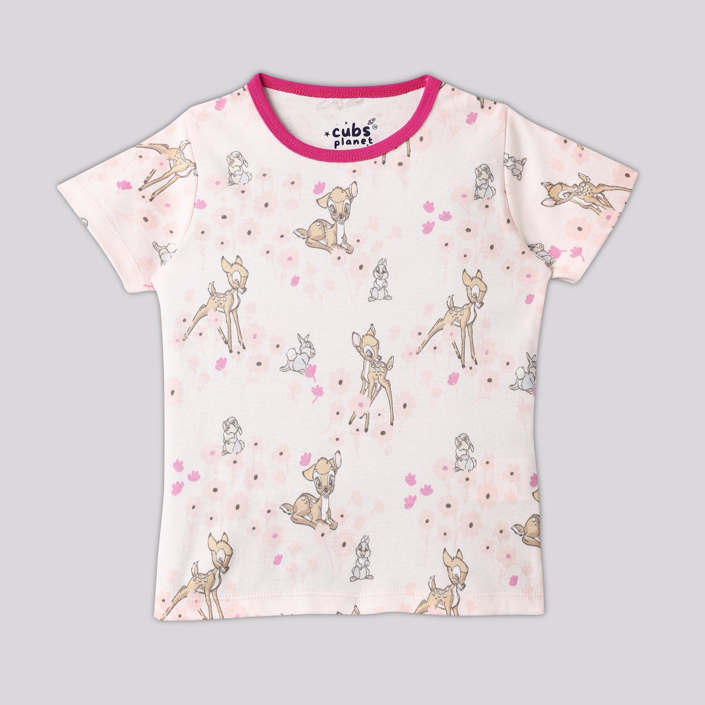 Fawn & Fluff Pajama Set Half Sleeve