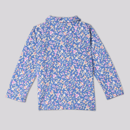 Blue Blossom Pajama Set