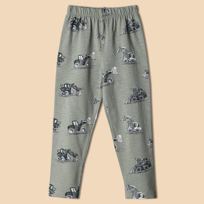 Mighty Machine Pajama Set Half Sleeve