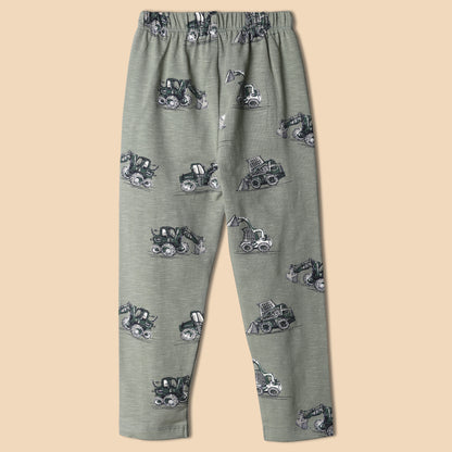 Mighty Machine Pajama Set Half Sleeve